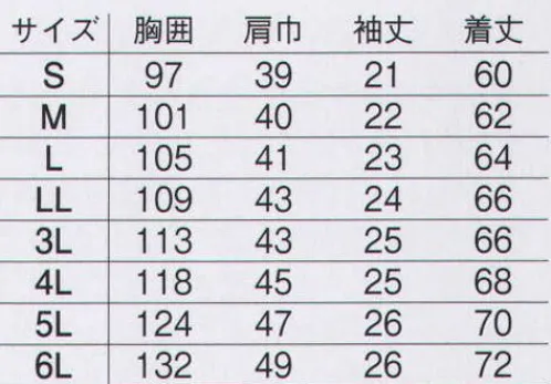 旭蝶繊維 1587 半袖スモック 女性用の半袖スモックです。※2020年4月より、定価・販売価格を改定致しました。 サイズ／スペック