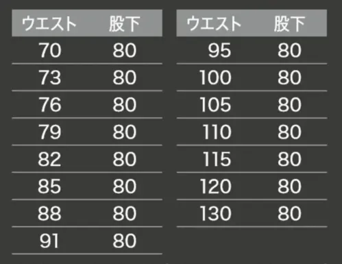 旭蝶繊維 3606 難燃カーゴパンツ サイズ／スペック