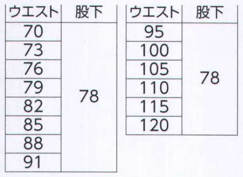 旭蝶繊維 622 カーゴパンツ（ツータック） 620 SERIES   ストレッチ素材です。 サイズ／スペック