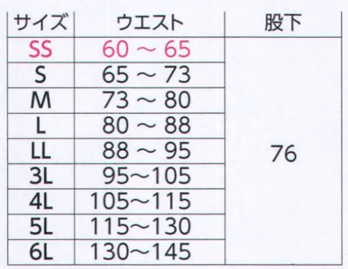 旭蝶繊維 65200 パンツ(ノータック脇シャーリング) スポーティなデザインが魅力の防水防寒ウェア。●反射プリント(肩部前後+両膝部)・反射パイピング夜間の視認性を高める反射プリントと反射パイピングを使用。●前立て切り替えし。●両脇ポケット逆玉仕様。●裾マジックテープアジャスター付き。●裏地膝上トリコット起毛。●脇シャーリング。●片布付き。※「8 サックス」は、販売を終了致しました。 サイズ／スペック