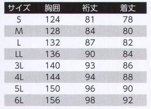 旭蝶繊維 65700 コート 65600SERIES持続撥水素材 TACTEEM®独自の特殊加工糸を用い、生地表面に微細凹凸構造を形成することで、水滴との接触面積を減少させ、高い水滴ころがり性を実現した耐久撥水素材です。屋外でのワークシーンで長時間の降雨に優れた効果を発揮します。さらに、特殊加工糸の形態によって高い性能を発揮するため、洗濯による水滴ころがり性能の低下も抑えられます。【特長】・水滴ころがり性に優れ、生地表面への水滴の付着を軽減します。・長時間の降雨に対する撥水性の持続に優れます。・独特のソフトなタッチを有します。TACTEEM®タクティーム水滴との接触面積が小さく、水滴が転がりやすい。●左胸止水ファスナー付ポケット 配色カン止め●前立水切返し仕様 チンガード付●衿裏ダイヤ柄起毛トリコット●ポケット口水切返し仕様●カフス樹脂タブ カフス裏フリース仕様●アウトフード●左袖ペン差し付●ラグラン袖●内ポケット付き サイズ／スペック