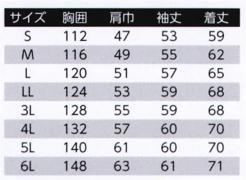 旭蝶繊維 E6962 セーフティ長袖ブルゾン（ノーフォーク） E6962 SERIES （ SAFETY SERIES ）  高性能な再帰反射素材「ピカベス」を備えた安全作業着です。自動車のヘッドライト等があたると、鋭く反射して強烈な光を放ちドライバーへの視認性を高め、夜間の安全を確保します。 サイズ／スペック