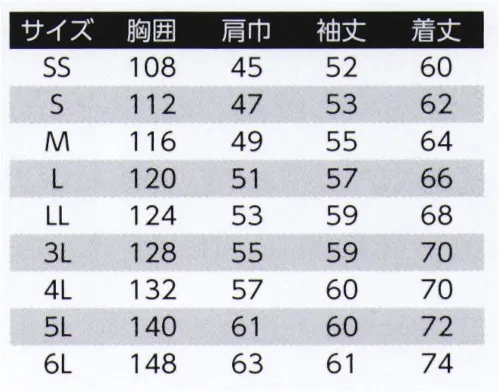 旭蝶繊維 E7302 長袖ブルゾン E7301/E7303 SERIES   夜間の視認性を高める再帰反射材「再帰反射テープ」を、胸ポケット・袖ペン差し・背部分に使用した安全作業着です。※2014年9月より、定価・販売価格を改定致しました。 サイズ／スペック