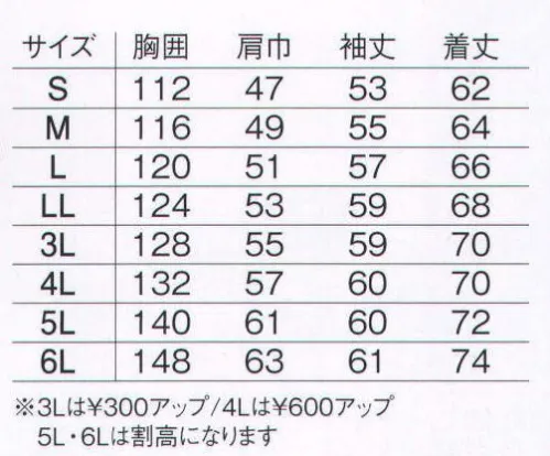 旭蝶繊維 E7702 長袖ブルゾン E7701 Series 作業工程で大切な商品を傷つけるのを未然に防止！●長袖ブルゾンの特長●・背メッシュ・背ネーム 背部分にメッシュを使い通気性をアップ。・内ポケット（メッシュ仕様、マジックテープ付） 収納性をアップする、出し入れしやすい内ポケット内臓、氏名片布・エコマーク付・再帰反射材使用（胸ポケット雨蓋）夜間の視認性を高める反射材を使用。・袖ペン差し付・脇シャーリング・傷つけ防止設計・背中ノーフォーク（メッシュ仕様）●イチオシ機能特徴●傷つけ防止設計ファスナーとボタンの露出を抑えて商品への傷を防止。車関係、運送、ガス等、製造業全般へのお勧めの最新ウェア。 サイズ／スペック