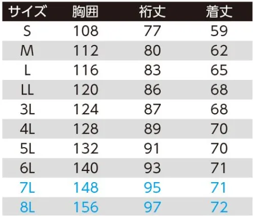 旭蝶繊維 E7802 高視認長袖ブルゾン 最高クラスの視認性と夏でも爽やかな生地で安全性と快適性を追及◎JIS T8127 ISO20471 規格適合◎高輝度再帰性反射材を使用夜間の視認性を高める再帰性反射材（巾50mm）をブルゾンとパンツに使用。360°全方向からの視認性を実現。（胴回り、腕周り、足周り、肩部分）■ブルゾン・シャツ特長・傷つけ防止設計・両胸ファスナー付ポケット・左袖ペン差し付・氏名片布付・ラグラン袖・両脇ポケット（ブルゾンのみ） サイズ／スペック