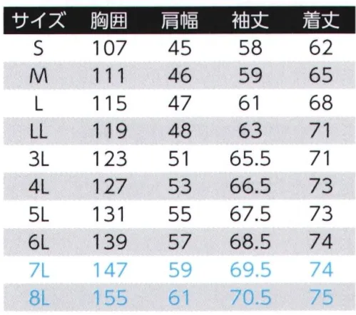 旭蝶繊維 E787 高視認ブルゾン（クラス2） 肩越し反射素材使用であらゆる角度からの視認性を確保。◎高輝度再帰性反射材を使用夜間の視認性を高める、再帰性反射材をブルゾンとパンツに使用。肩越し、胴周り、腕周り、足周り サイズ／スペック