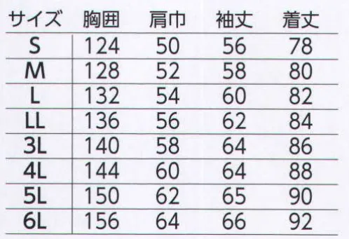 旭蝶繊維 E79100 セーフティコート 夜間作業の安全性を確保。再帰性反射テープ仕様のセーフティウェア。ストームガード仕様で裾部からの冷気の浸入を遮り高い保温性を実現。再帰性反射材を使用。オラフォル社製再帰性反射テープ（胴周り・腕周り・足周り）夜間の視認性を高める、再帰性反射材（巾50mm）をコートとパンツに使用。360°全方向からの視認性を実現。※ORAFOL ReflexiteはORAFOL international inc.の登録商標です。Reflexiteブランドの反射材は、オラフォルリフレクティブソリューションズ株式会社が製造・販売しております。 サイズ／スペック