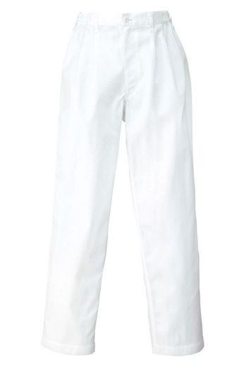 厨房・調理・売店用白衣 パンツ（米式パンツ）スラックス アイトス HH430 メンズ脇シャーリングパンツ 食品白衣jp