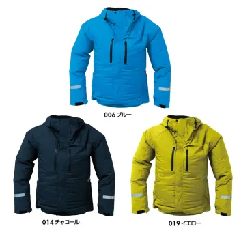 アイトス空調服 AZ-9029 空調服レインジャケット(男女兼用)(ファン・バッテリー別売) 雨天でも快適な透湿レインジャケット特徴・風雨の侵入を防ぐフード調節機能・両胸止水ファスナーポケットで雨天時でも収納物をしっかりと保護・袖絞り反射テープで袖口のフィット感を調節でき、視認性も向上・背中、腰、脇の施された反射テープで夜間の視認性向上・腰部ファンカバー付き仕様品番:AZ-9029品名:空調服レインジャケット(男女兼用)※ファン・ケーブル・デバイスは別売りです。使い始めに必要なアイテムがすべて揃っているスターターキットのご使用をおすすめします。また、個別に揃える事も可能ですので、用途に応じてお選びください。※この素材は火気に弱いので、火気を扱う環境では着用しないでください。
