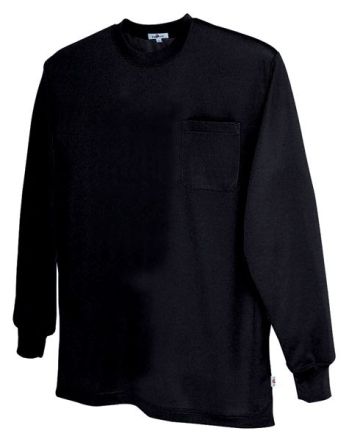 カジュアル 長袖Ｔシャツ アイトス AZ-10575-2 吸汗速乾（クールコンフォート）長袖Tシャツ（ポケット付） サービスユニフォームCOM