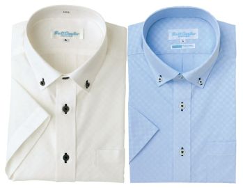 ブレザー・スーツ 半袖Ｙシャツ アイトス AZ-43058 半袖ボタンダウンシャツ 作業服JP