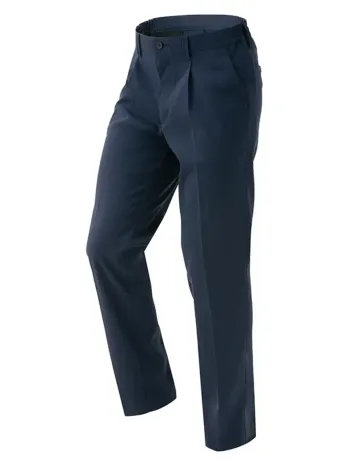 男女ペア パンツ（米式パンツ）スラックス アイトス AZ-50505 原着ストレッチシャーリングパンツ（ワンタック）（男女兼用） 作業服JP