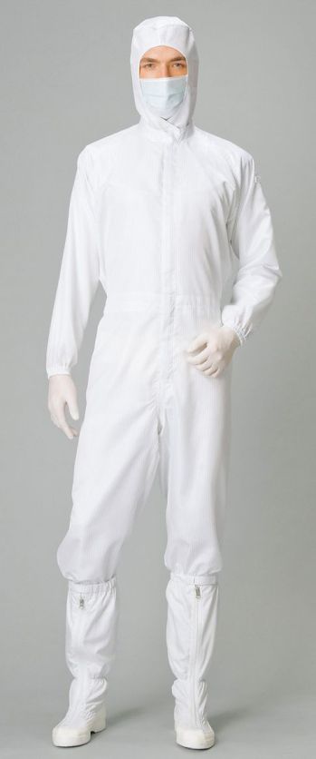 クリーンウェア ツナギ・オーバーオール・サロペット アイトス AZ-861430 カバーオール（フード無し） 食品白衣jp