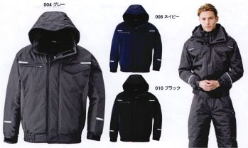 男女ペア 防寒ジャケット（ブルゾン・ジャンパー） アイトス AZ-9366 制電防寒ブルゾン（男女兼用） 作業服JP