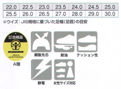 アイトス AZ-51656 セーフティシューズ（男女兼用） TULTEXハードな現場にもお勧めできる剥離強度による耐久性と履き心地、つま先もゆったり4E仕様。・ドイツのデスマ社製インジェクション製法による一体成型でソールの屈曲と弾力性、クッション性、剥離強度、耐油性、静電機能に優れる高耐久性セーフティシューズ。※「8 ネイビー」は、販売を終了致しました。 サイズ／スペック