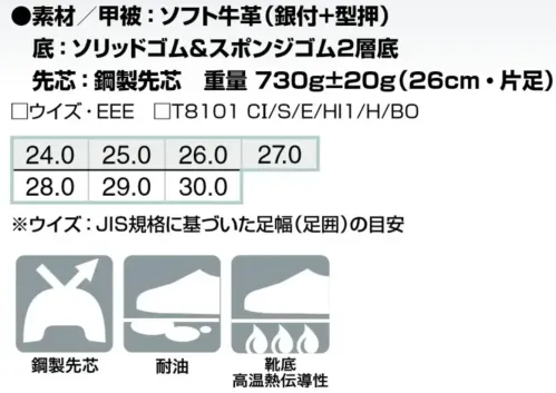 アイトス AZ-59202 安全靴（R-350） サイズ／スペック