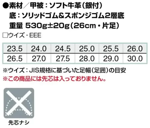 アイトス AZ-59505 作業靴（男女兼用）（F70） サイズ／スペック