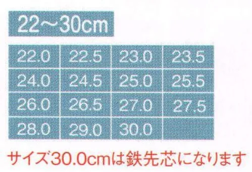 アイトス AZ-59821-A セーフティシューズ（ウレタン短靴ヒモ） 樹脂性先芯シリーズ7大特徴。 ●耐滑性能。前後左右方向に滑りにくいオリジナル靴底で安全確保。床の水・油を着る設計で滑りにくさを確保。動摩擦係数0．2以上。 ●先芯強度。耐衝撃性能は国際基準（ISO）の200J（ジュール）の樹脂先芯入り。この強度はJIS規格の重作業用（H）の2倍、普通作業用（S）の約3倍！ ●静電気帯電防止性能。靴底に静電気性能があり、安全に作業ができます。帯電した静電気を除去して、粉塵を付着させません。 ●衝撃吸収性能。衝撃吸収試験に合格！ウレタン2層底により、衝撃を吸収し足全体の負担を軽減。踵のクッション性を保持します。 ●耐油性能。靴底が油による膨潤や変形に強く安全性を維持します。 ●剥離強度性能。甲革部分に本牛革を使用。屈曲時に剥離し難い為、耐久性に優れています。 ●スリップサイン（特許取得）。靴底の摩耗が進むとスリップサイン（黄色のマーカー）が出現します。2カ所の危険サインを示すことで、靴を取り替える時期をお知らせします。※30.0cmは「AZ-59821-B」に掲載しております。 サイズ／スペック