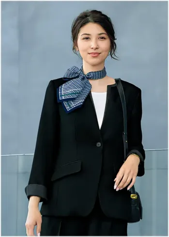 インフォメーション・ショールーム 長袖ジャケット（ブルゾン・ジャンパー） アルファピア AR4020-2 ジャケット 事務服JP
