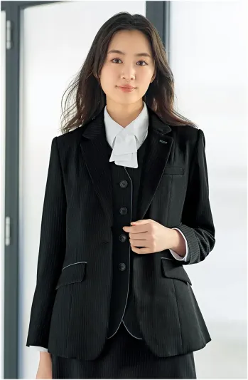 オフィスウェア 長袖ジャケット（ブルゾン・ジャンパー） アルファピア AR4898-2 ジャケット 事務服JP
