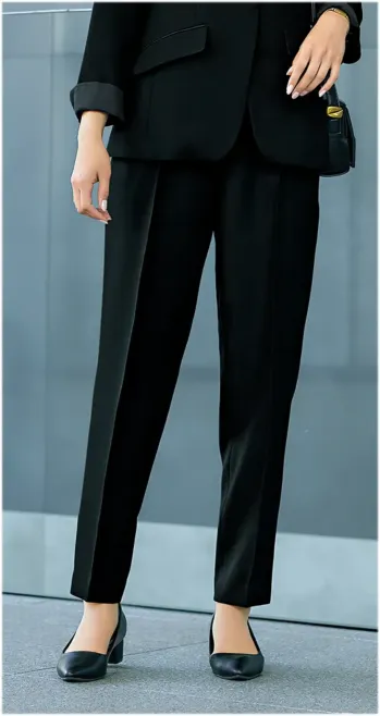 インフォメーション・ショールーム パンツ（米式パンツ）スラックス アルファピア AR5019-2 パンツ（テーパード） 事務服JP