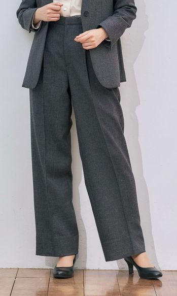 インフォメーション・ショールーム パンツ（米式パンツ）スラックス アルファピア AR5020-3 パンツ（セミワイド） 事務服JP