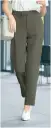 アルファピア YT5718-5 パンツ(テーパード) YT5717-5 パンツ(テーパード)クリーンな印象を与えるノータックテーパードパンツです。防透け率93％以上の多機能糸を使用した特殊素材で、美しいシルエットと機能性を両立。ハイストレッチ素材とゴムinカーブベルトにより、長時間の着用でも快適な着心地を実現。どんな動きにも対応する実用性と洗練されたデザインで、プロフェッショナルな印象を演出します。特徴・クリーンな印象のノータックデザインでスマートなシルエット・防透け率93％以上の多機能糸使用で安心の着用感・ハイストレッチ素材で窮屈感なく動きやすい設計・撥水加工で急な雨や飲み物のシミを防止・ゴムinカーブベルト採用で腰回りを優しくサポート・後ろポケットはスマホもすっぽり入る実用的サイズ・シルエットをきれいに見せるハリ・コシのある素材感※4Lは受注生産になります。※受注生産品につきましては、ご注文後のキャンセル、返品及び他の商品との交換、色・サイズ交換が出来ませんのでご注意ください。※受注生産品のお支払い方法は、前払いにて承り、ご入金確認後の手配となります。