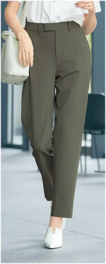 オフィスウェア パンツ（米式パンツ）スラックス アルファピア YT5718-5 パンツ(テーパード) 事務服JP
