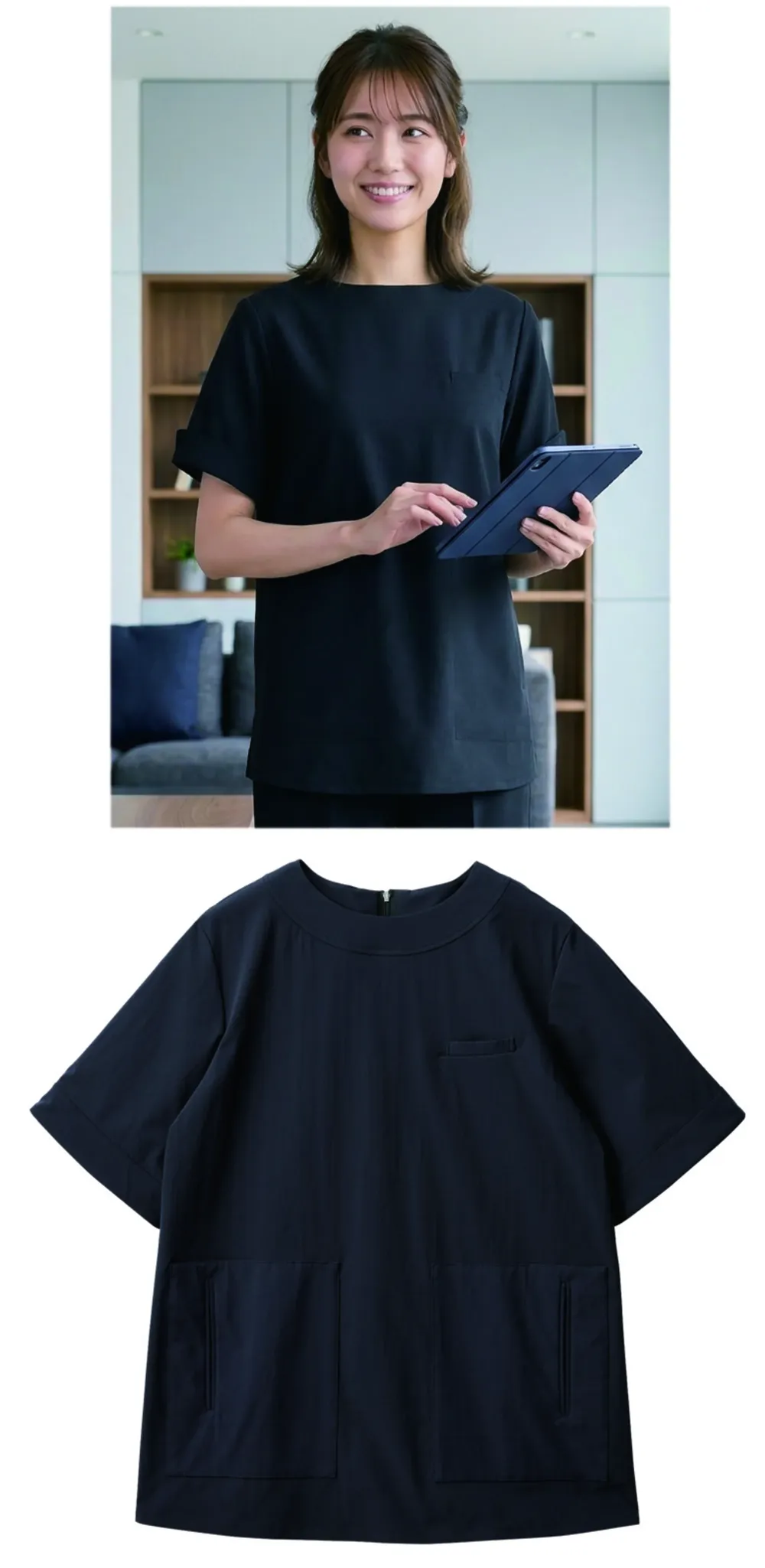 YKバービーレギュラーサイズMTM　服 プルオーバー アルファピア YT7727-2 オフィスウェア・ユニフォームの