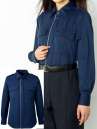 ザ・ジャケット KB1843-1 長袖シャツ（肩章付） UNISEX KNIT SHIRT男女共用の高機能ニットシャツ。一見シンプルながら、インテリジェンスでクール。ノーネクタイでもきりっと決まる。ネイビー、ベージュ、ブラックの3カラー。素材は高機能ニットで、着心地に優れ、お手入れ簡単。シワも気にならないイージーケアのユニセックスシャツです。オールシーズン快適な次世代・高機能ニットシャツスポーツファブリックとして定評あるハイブリッドセンサー。汗をかいても驚異のスピードで吸水拡散し、素早く乾くので、いつもサラサラの着心地。形態安定性が高いのでシワが気にならず、さらに汗の匂いや部屋干し臭も防ぐ、理想的なニットシャツです。・POINT1…汗をかいてもサラッと快適！汗ジミも目立たない！水滴が触れると約1秒で吸収。乾く速度は綿100％生地の約2倍。驚異の吸水速乾力で、汗をかいてもいつもサラサラ快適です。・POINT2…シワになりにくい形態安定ニット素材。着用中のシワが気にならない、洗濯後はアイロン不要。動きやすいニットなのにヨレることなくきりっと形をキープ。・POINT3…汗臭の心配を解消！高レベルの消臭機能搭載！MUSHON®東レとJAXAの共同研究から生まれた宇宙船内服のための消臭素材“ムッシュオン”。宇宙船内での長期滞在を想定しているため、汗のニオイ成分(アンモニア)を速攻で消臭します。繰り返し洗っても効果は変わりません。TORAY × JAXA COSMODE精悍でアクティブな印象のNAVY。スタイリッシュで重厚感あるBLACK。ナチュラルで穏やかな印象のBEIGE。ペアウェアとしての統一感を生む、ユニセックスのデザイン。