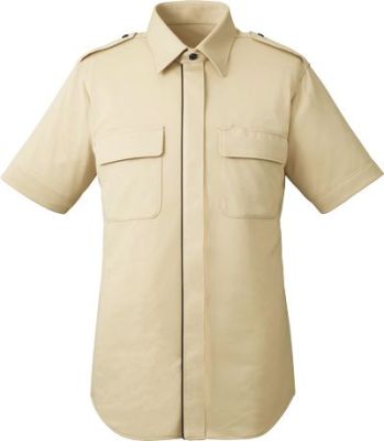 セキュリティウェア 半袖シャツ アルファピア KB1883-3 半袖シャツ（肩章付） 作業服JP
