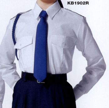 セキュリティウェア 長袖シャツ ザ・ジャケット KB1902R レディース長袖シャツ（肩章付） 作業服JP