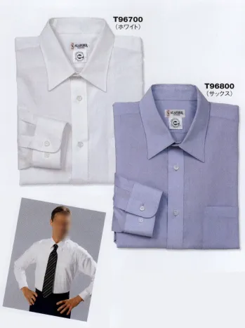 ブレザー・スーツ 長袖Ｙシャツ The FELLOWS T96700-76 長袖シャツ 作業服JP