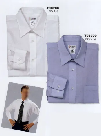 ブレザー・スーツ 長袖Ｙシャツ The FELLOWS T96800-76 長袖シャツ 作業服JP