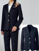 The FELLOWS TE4022-1 ジャケット PAIR WEAR SUITS HONEST NAVY高品質と気品を。シーンや年齢を選ばないトラディショナルなフォルム。誠実さをスマートに伝えるネイビーカラーのスーツ。POINT 01.ここちよく伸びて、しっかり戻る。ストレッチ性＆回復性POINT 02.丈夫で長く着られる。高耐久性POINT 03.お手入れが簡単。防シワ性POINT 04.高品質でやわらかい。スムースな肌触りPOINT 05.持続可能な環境を未来へつなぐ。植物(とうもろこし)由来のバイオ素材。Sorona&reg;Soronaは、ライセンスに基づき使用されているデュボンの商標です。叶えたいのは、誠実さを伝える統一感のある装い。大切なお客様をお迎えする場に相応しいのはおもてなしの誠意とプロ意識を伝えるコミュニケーション力を持つ装い。「The FELLOWS」には多彩な選択肢を持つ、洗練された男女ペアシリーズが充実。お客様に信頼感を与える、統一感のある装いをお約束します。PROMISE 01.Reliability 信頼を与える清潔感、洗練さ。隙のない清潔感お、品よく洗練された佇まい。お客様に安心、信頼感を与えるクラス感のあるアイテムを豊富に取り揃えました。PROMISE 02.Pair Style 統一感を育む男女ペアの充実。お客様に信頼感を与えると同時に、働く側の気持ちを引き締め、チームとしての連帯感を向上させる統一感あるペアアイテムが充実。PROMISE 03.Function 快適さを約束する機能性。毎日のハードワークを支えるためのきめ細かな配慮が、快適な着心地と長時間でもきちんと感をキープした着こなしをサポートします。洗練のペアウェアで、至福のおもてなし。THE FELLOWSがこだわったのは、男性、女性のペアウェアがもたらす統一感のある美しい装い。それは、お客様をお迎えする空間を温かなホスピタリティで満たし、誠意、誇り、細かな配慮など、共通する意識を印象づける大切なツールでもあります。お客様に心からのおもてなしを…。そんな想いを込めたペアウェアです。