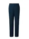 The FELLOWS TE5024-1 パンツ（ネイビー） おもてなしを自分らしく心地よく特徴・ご家庭で洗えるホームウォッシャブル・伸縮性のあるストレッチ素材・すっきりとしたシルエットのノータック仕様・伸縮性があり動きやすい脇ゴム入りウエスト・裏地付きで肌ざわりが良い前後ひざ上裏仕様品番:TE5024-1品名:パンツ
