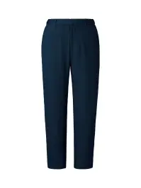 The FELLOWS TE5025-1 パンツ（テーパード）（ネイビー） おもてなしを自分らしく心地よく特徴・ご家庭で洗えるホームウォッシャブル・伸縮性のあるストレッチ素材・すっきりとしたシルエットのノータック仕様・伸縮性があり動きやすい脇ゴム入りウエスト・裏地付きで肌ざわりが良い前後ひざ上裏仕様品番:TE5025-1品名:パンツ（テーパード）