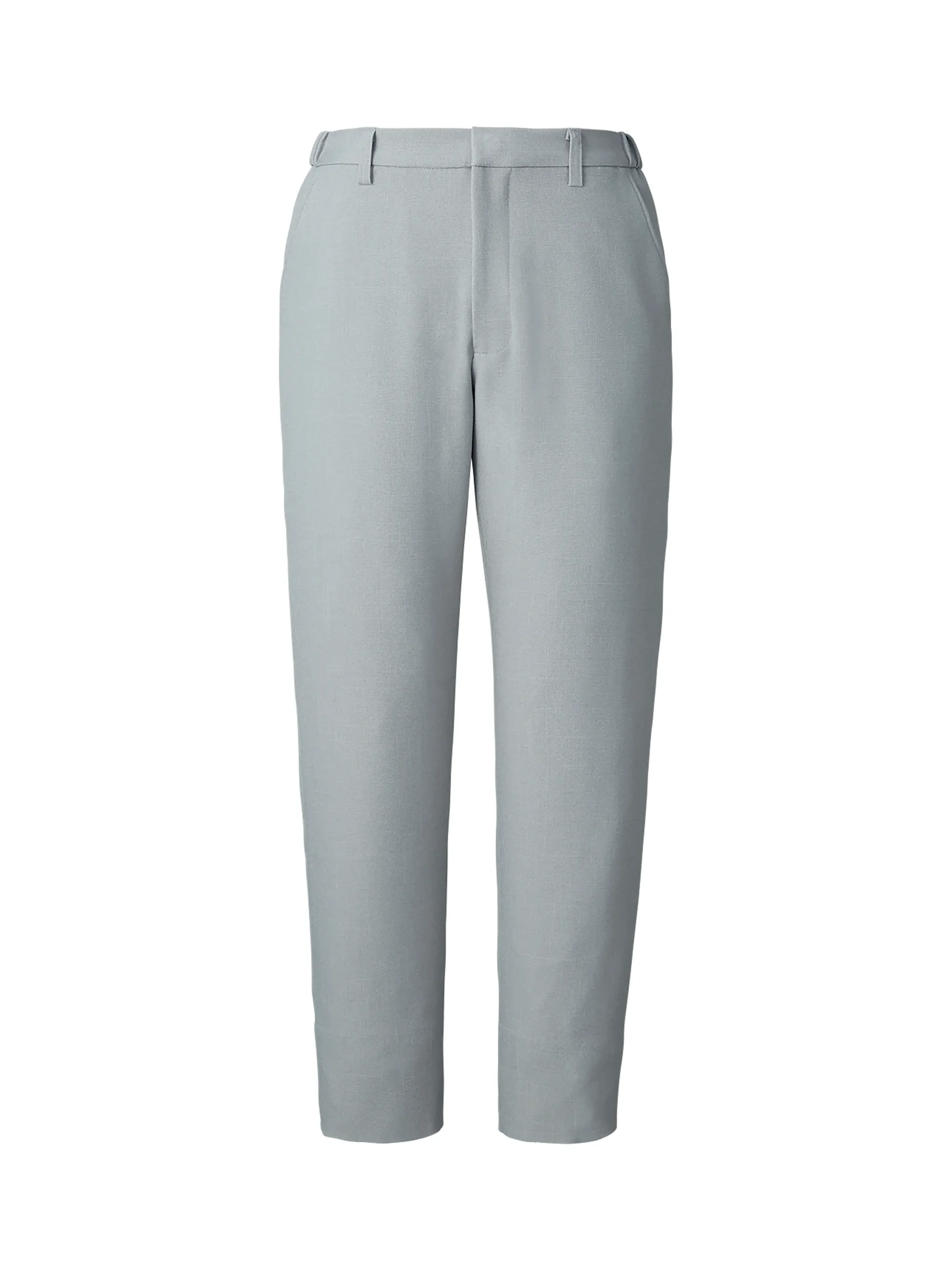 The FELLOWS TE5025-3 パンツ（テーパード）（グレー） おもてなしを自分らしく心地よく特徴・ご家庭で洗えるホームウォッシャブル・伸縮性のあるストレッチ素材・すっきりとしたシルエットのノータック仕様・伸縮性があり動きやすい脇ゴム入りウエスト・裏地付きで肌ざわりが良い前後ひざ上裏・防汚加工で汗じみなどの汚れを防止。洗濯を重ねても効果が持続。仕様品番:TE5025-3品名:パンツ（テーパード）