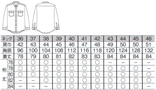 ザ・ジャケット T90500-76 長袖シャツ 美しく心地よくよそおいをサポート。 サイズ／スペック