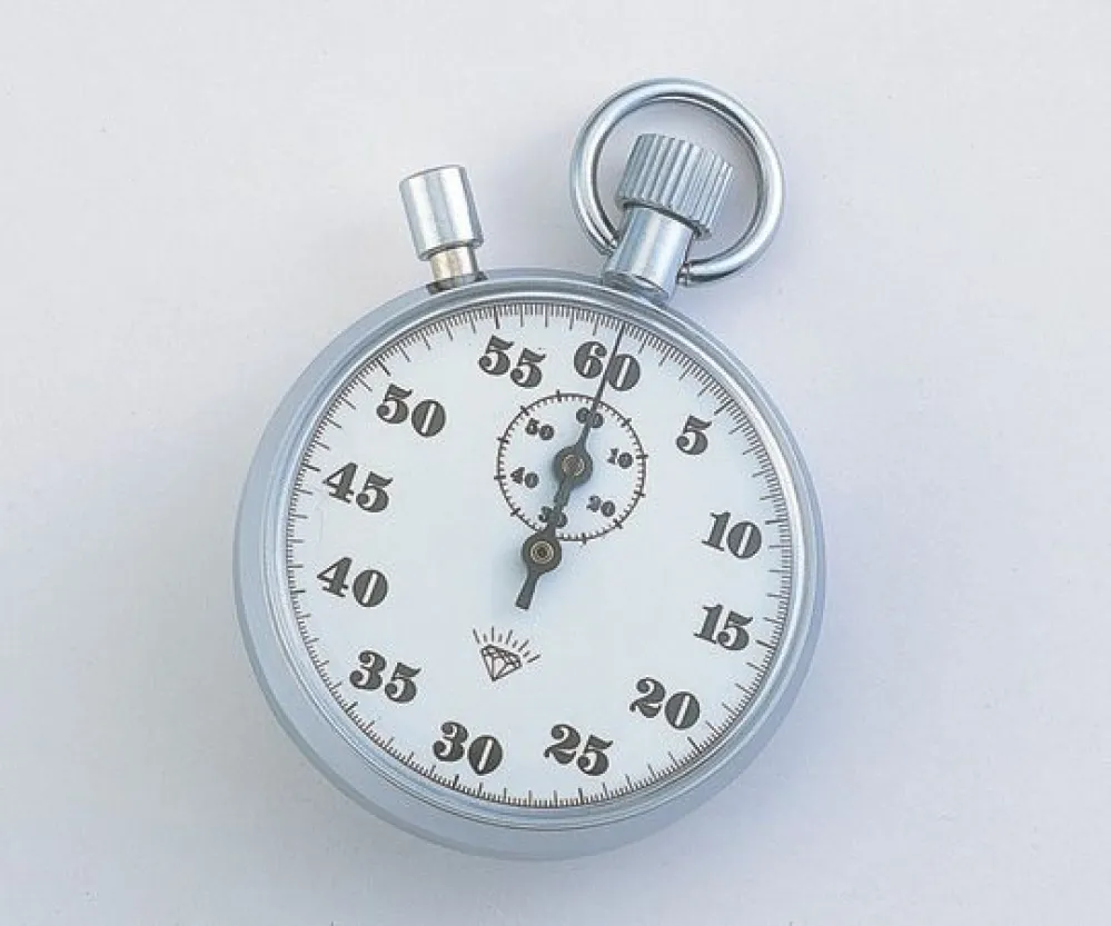 ストップウォッチ（手巻き式）60分計 866 アズワン 1-7016-08 白衣