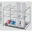 医療白衣com 介護用品 その他 アズワン 8-6450-01 洗浄ボトルたて