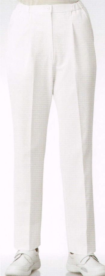 ナースウェア パンツ（米式パンツ）スラックス KAZEN 193-40 レディススラックス 医療白衣com