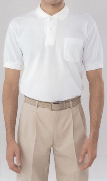KAZEN 230-20 半袖ポロシャツ 