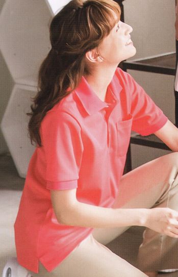 カジュアル 半袖ポロシャツ KAZEN 237-03 ポロシャツ半袖 サービスユニフォームCOM