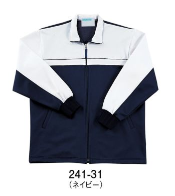 介護衣 トレーニングジャケット KAZEN 241-31 ケアジャケット 医療白衣com