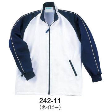 介護衣 トレーニングジャケット KAZEN 242-11 ケアジャケット 医療白衣com