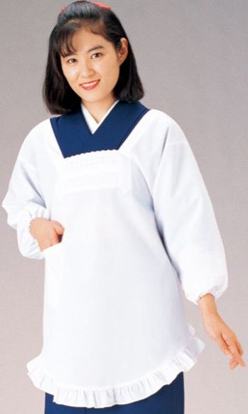 厨房・調理・売店用白衣 割烹着 KAZEN 380-30 割烹着 食品白衣jp
