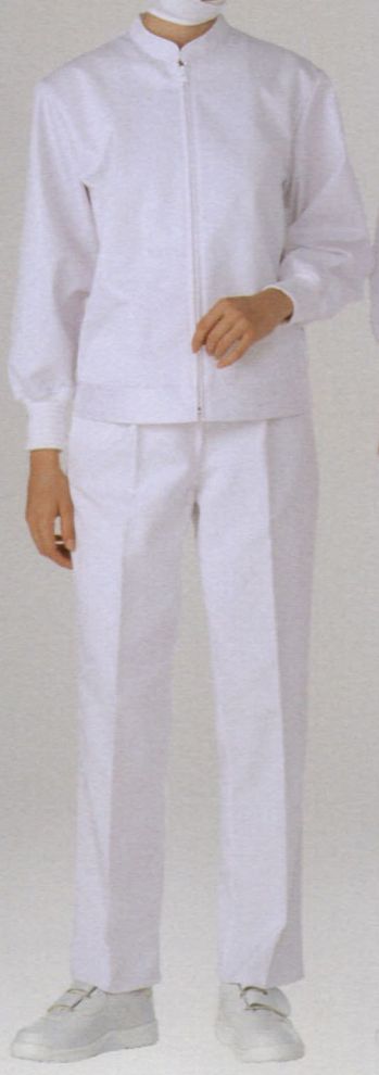 食品工場用 長袖ジャケット（ブルゾン・ジャンパー） KAZEN 424-70 レディスジャンパー（長袖） 食品白衣jp