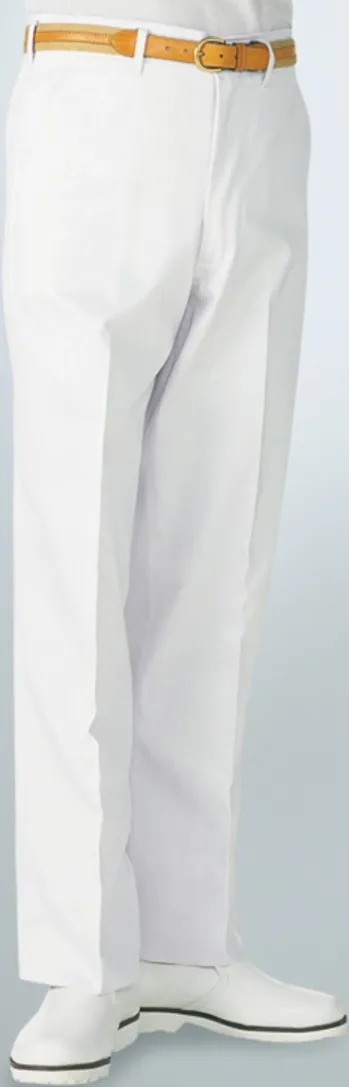 厨房・調理・売店用白衣 パンツ（米式パンツ）スラックス KAZEN 431-40A-B スラックス（メンズ／ノータック）W125～ 食品白衣jp