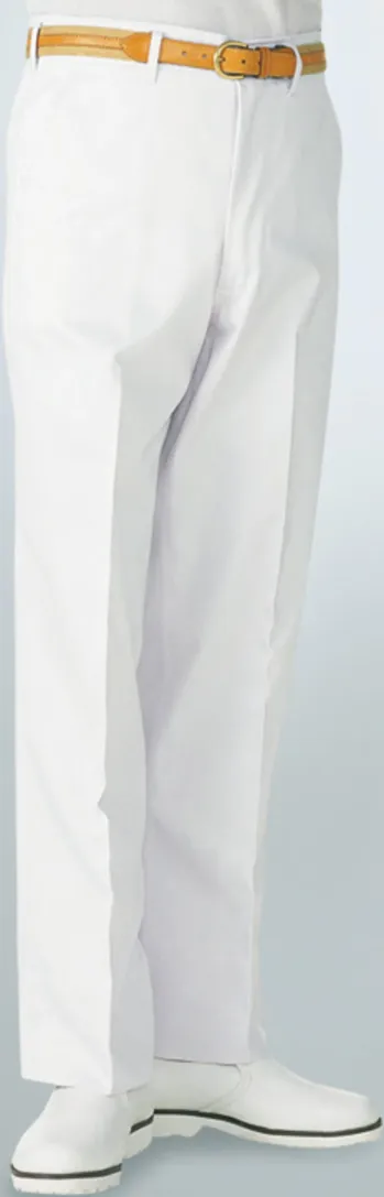 厨房・調理・売店用白衣 パンツ（米式パンツ）スラックス KAZEN 431-40A スラックス（メンズ／ノータック） 食品白衣jp